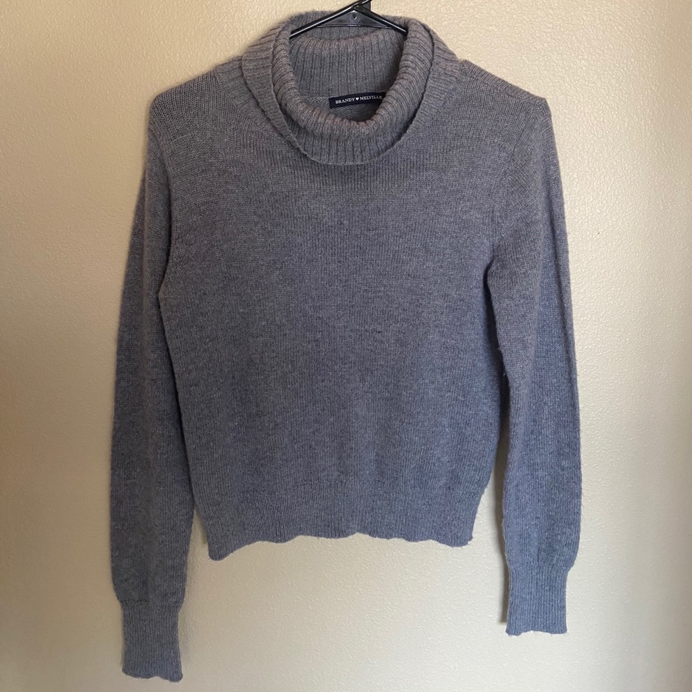 Brandy Melville gray turtleneck